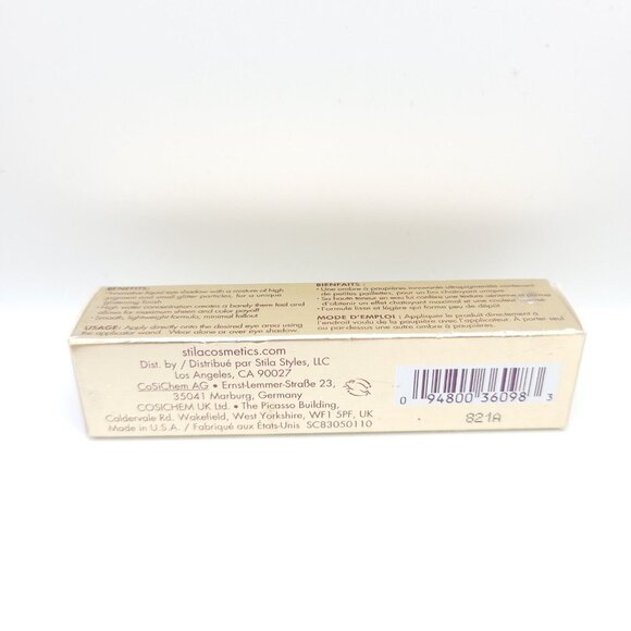 Stila Glisten & Glow Liquid Eyeshadow Brook 0.153 fl oz 4.5 ml New in Box - Picture 9 of 13